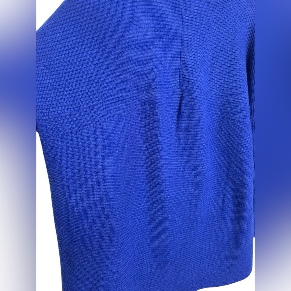 Ulla Popkin Blue Knit Pullover High Low Sweater Size 20/22 - Picture 9 of 10